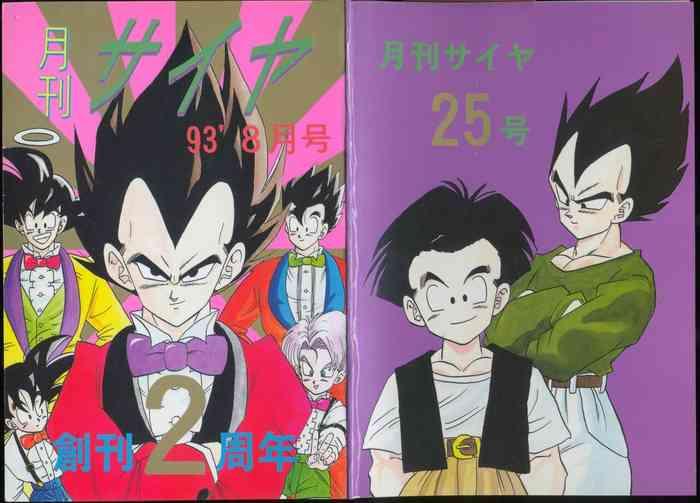 saiyan monthly n 25 august 1993 2nd anniversary cover
